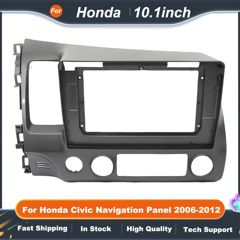 10.1 inch Car Audio Frame  for Honda Civic navigation panel  2006-2012 other auto parts car mp3 player car dashboard