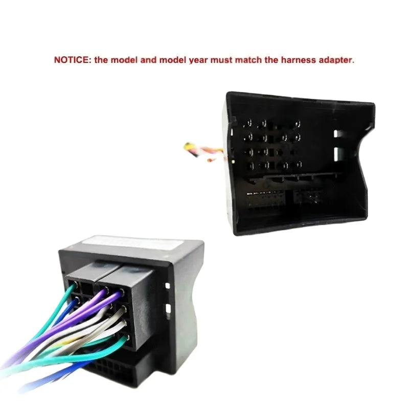 Quadlock Wiring Harness CAN Bus Decoder Audio RCA Plug 16 Pin Android Radio Cable Adapter for Alfa Romeo Giulietta 2010 to 2013