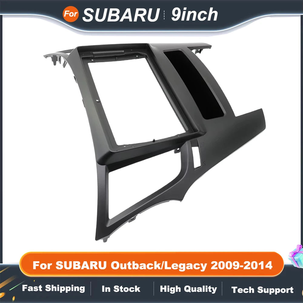 9Inch Car Radio Fascia For SUBARU Outback/Legacy 2009-2014 Auto Stereo Audio Player DVD Panel Dash Kit Frame Bezel Faceplate