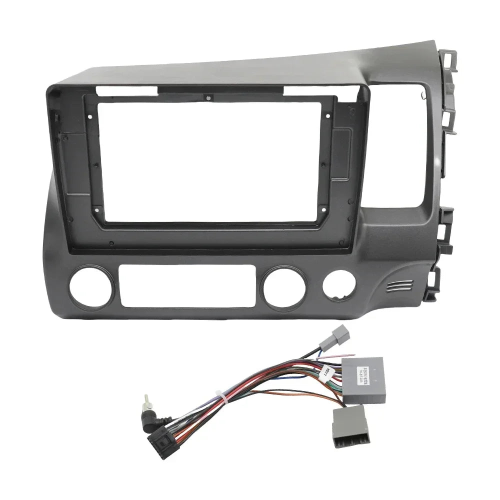 10.1 inch Car DVD Frame Audio Dash Trim Kits Facia Panel Radio Player screen 2 Din  For HONDA CIVIC 2006-2011 Left Stereo