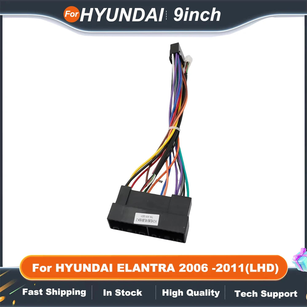 9INCH 2DIN car stereo panel For HYUNDAI ELANTRA 2006 -2011(LHD) Stereo Panel CD Trim Installation Kit Frame Dash Panel