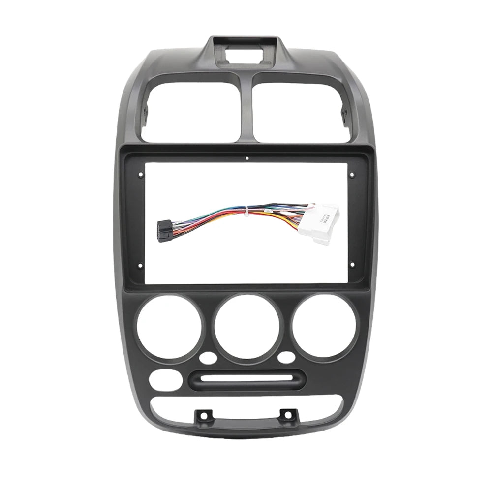9 Inch Car Frame Fascia Adapter For Android Radio Dash Fitting Panel Kit Hyundai Accent Verna 1999-2005