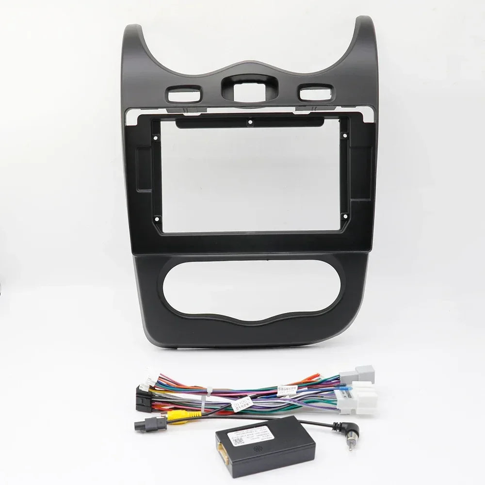 For RENAULT SANDERO 2013 10.1INCH Car Radio Fascias Android GPS MP5 Stereo Player 2 Din Head Unit Panel Dash Frame Installation