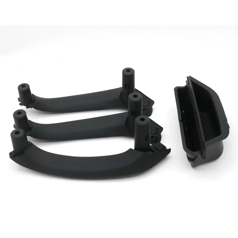 4PCS SET LHD RHD Car Interior Door Handle Cover Inner Panel Armrest Pull Trim Replacement For BMW X3 X4 F25 F26 2010-2016
