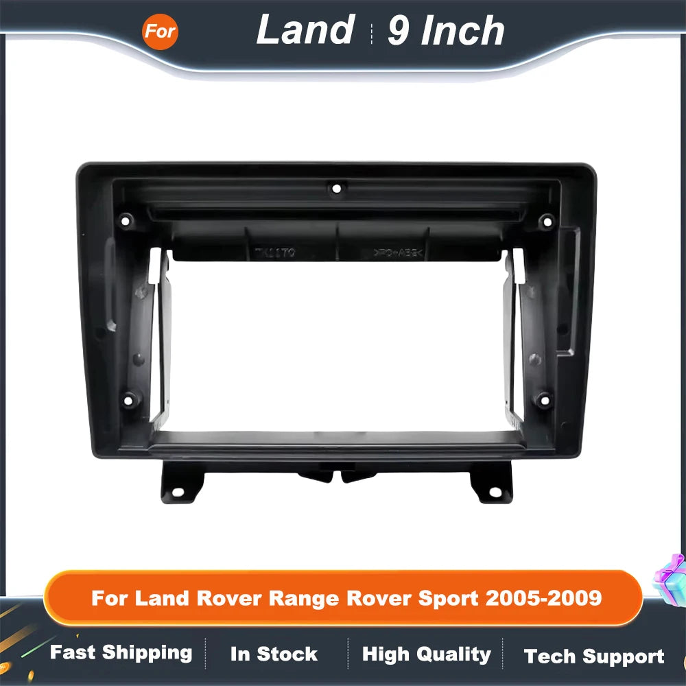 9 Inch car multimedia frame Adapter For Land Rover Range Rover Sport 2005-2009 Android Radio Dash Fitting Panel Kit