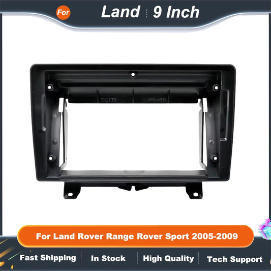 9 Inch car multimedia frame Adapter For Land Rover Range Rover Sport 2005-2009 Android Radio Dash Fitting Panel Kit