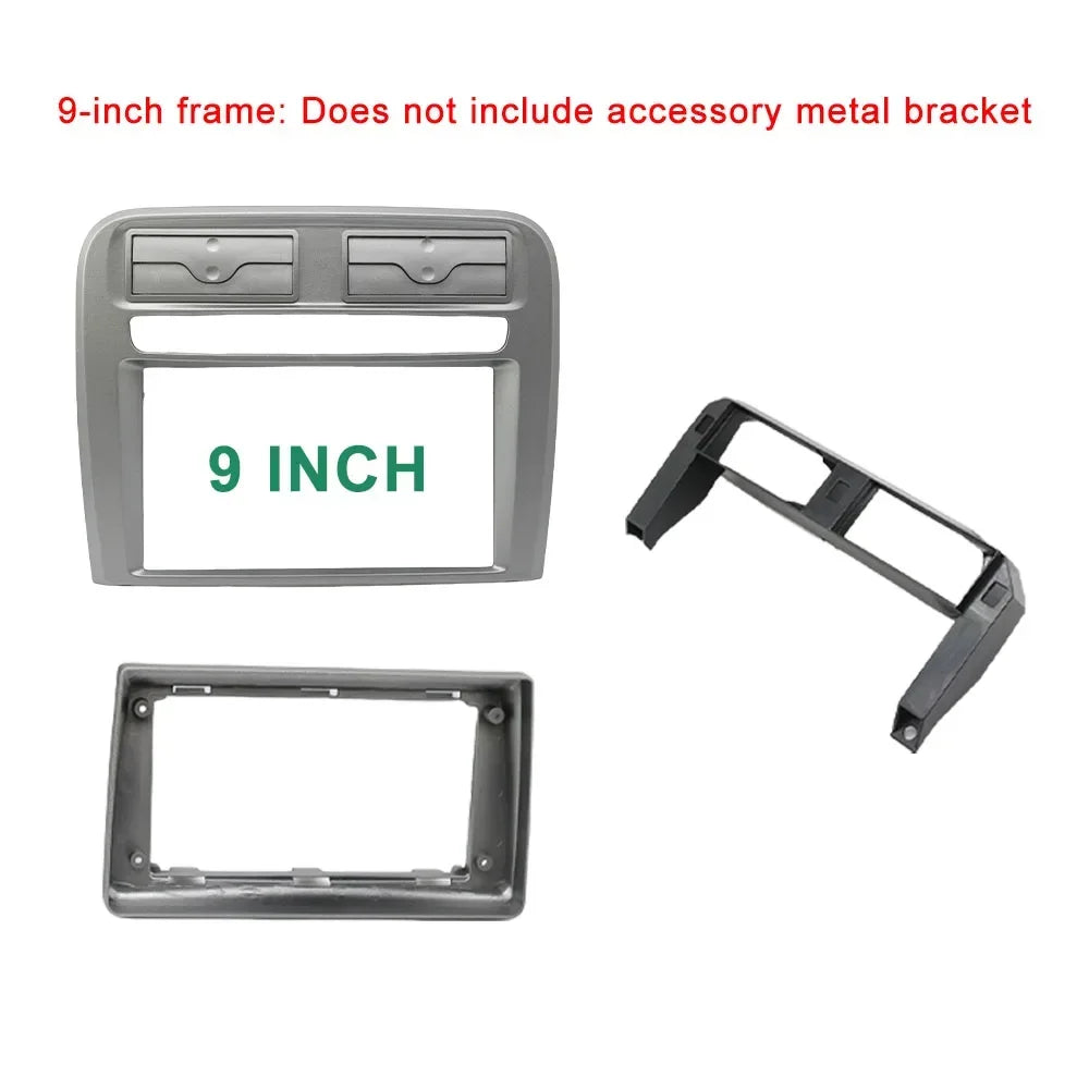 7/9 Inch Double 2 Din Car Radio Fascia Fit for Fiat Grand Punto 2005-2009 Dash Mounting Installation Trim Frame Stereo Kit