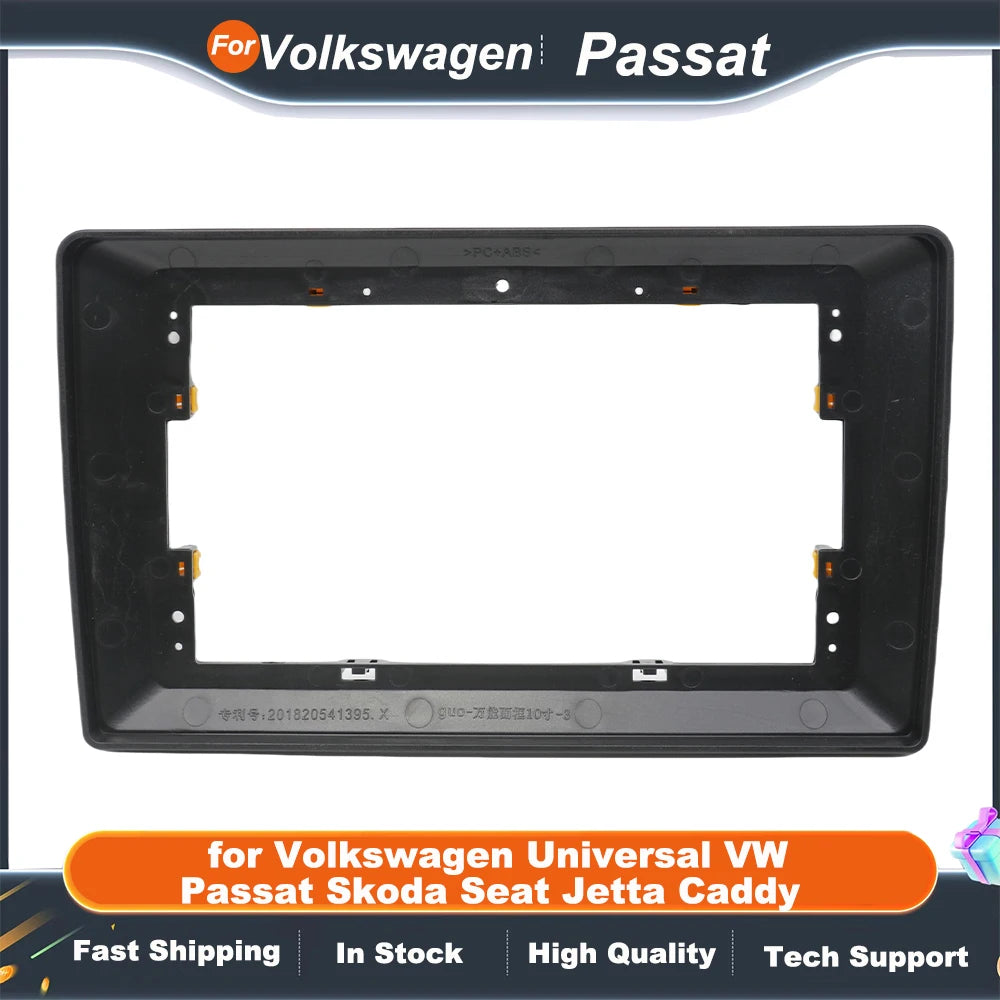 Car Frame Fascia Adapter Android Dash Fitting Panel Kit for Volkswagen Universal VW Passat Skoda Seat Jetta Caddy