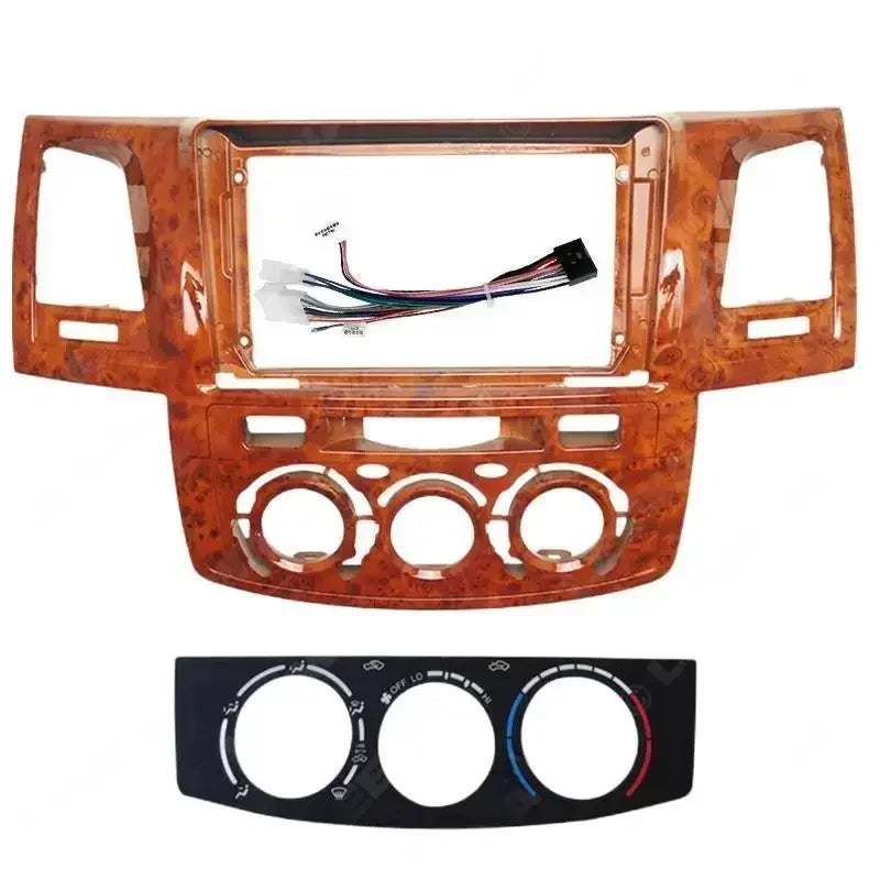 For Toyota Fortuner Hilux Vigo 2007-2015 9 Inch Car Frame Fascia Adapter Android Radio Dash Fitting Panel Kit