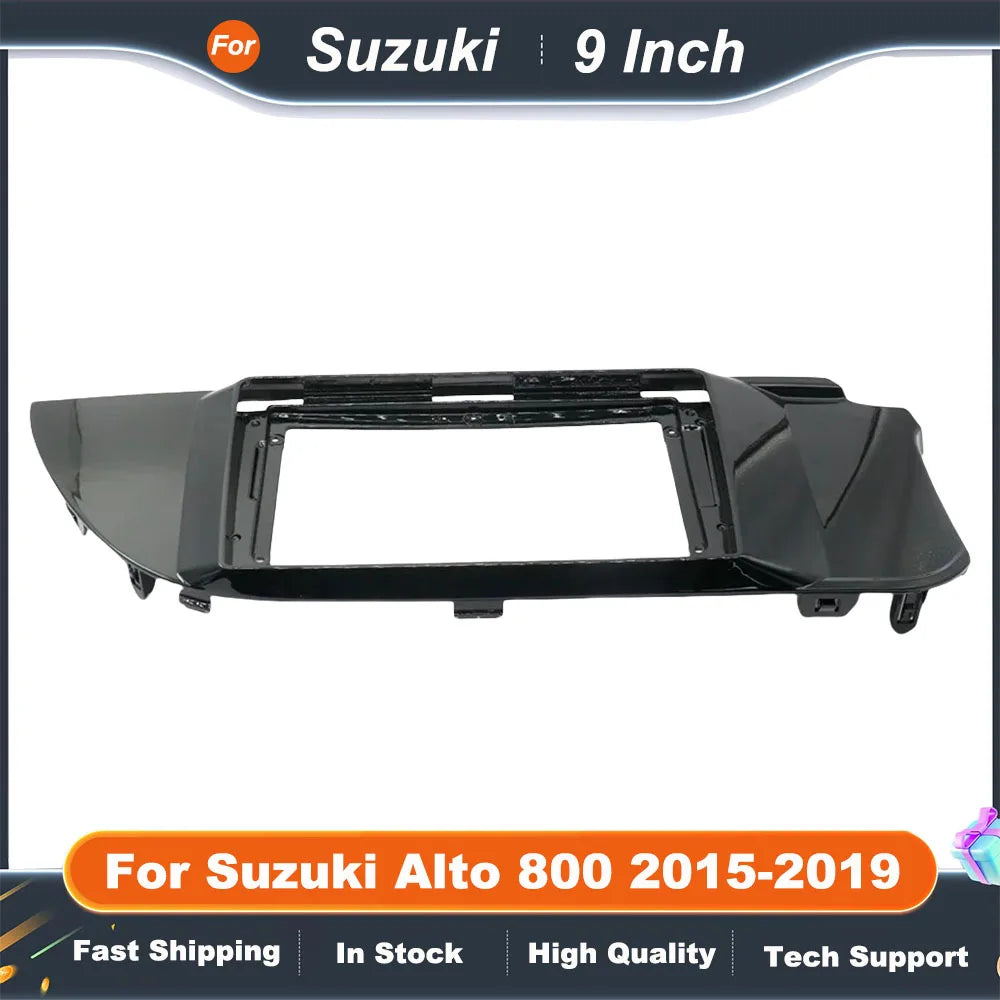 9 Inch Car Frame Fascia Adapter For Suzuki Alto 800 2015-2019 Android Radio Dash Fitting Panel Kit