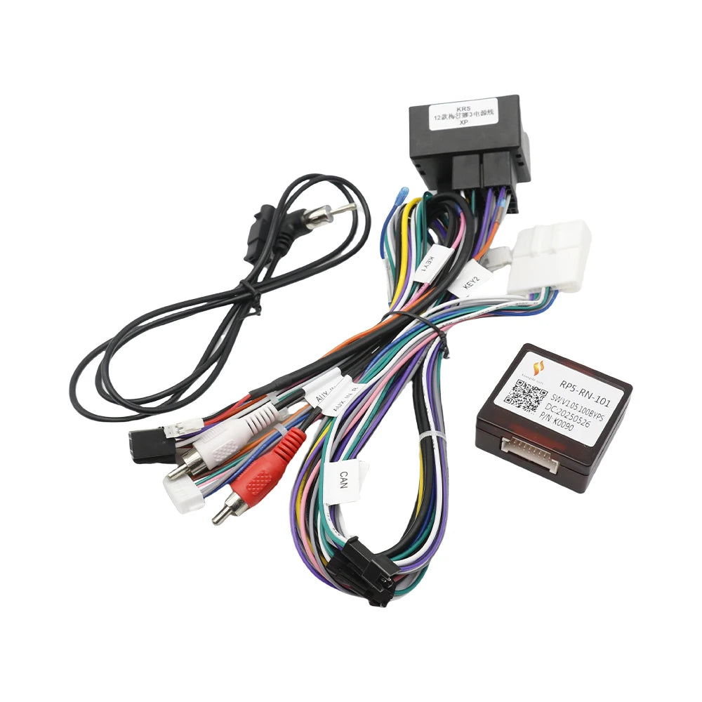 Car Radio RP5-RN-101 Canbus Box For Renault Koleos 2009-2016 Wiring Harness Power Cable Decoder Adapter