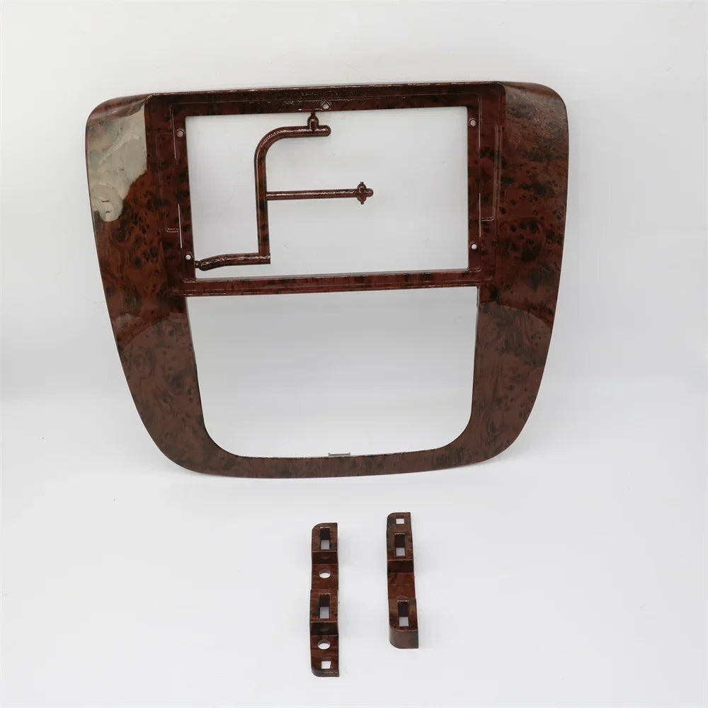 Car double din 9" Video Fascia Panel for GMC Yukon Chevrolet Tahoe Suburban Mahogany 2007-2012 Audio Multimedia Player Frame