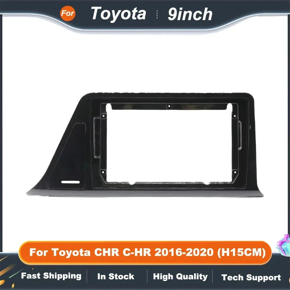 9 Inch Car Audio Fascia Panels Adapter For Toyota CHR 2016+ Stereo Android Radio Dash Fitting Panel Kit