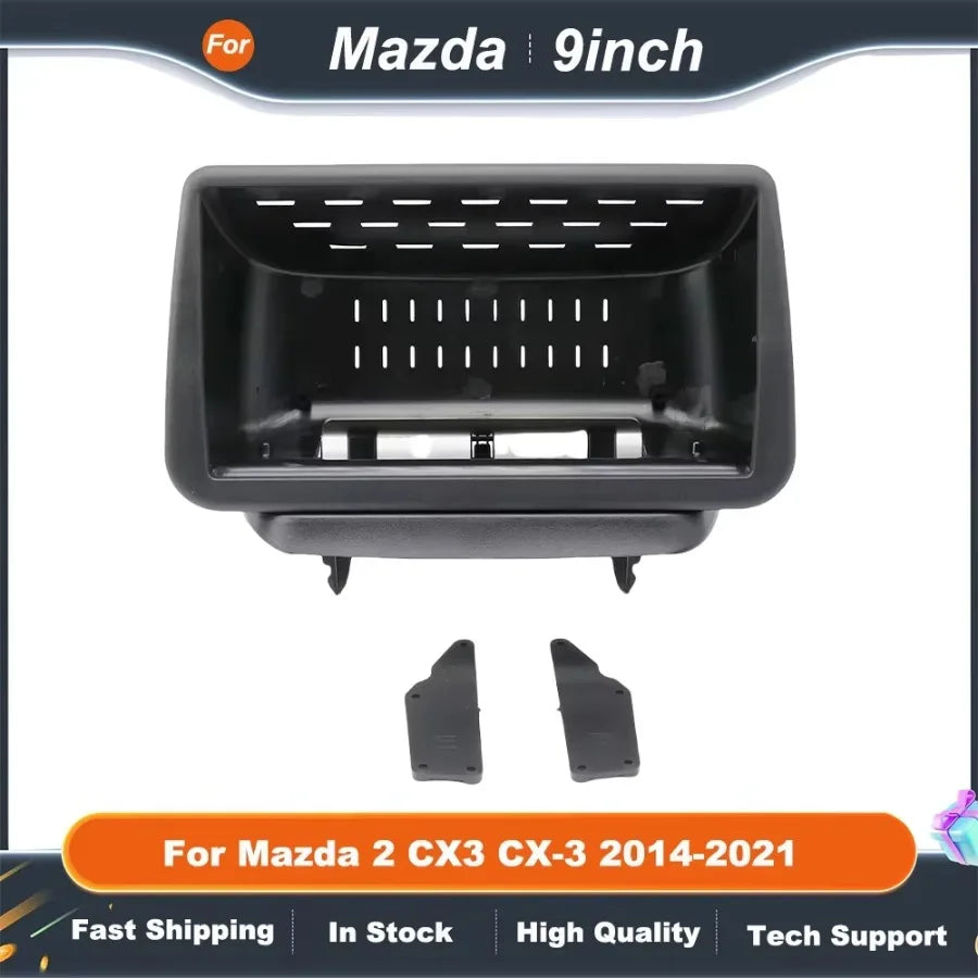 9 InchCar Stereo frame for Mazda 2 CX3 CX-3 2014-2021 Android Stereo Dash Panel Adapter Installation Kit