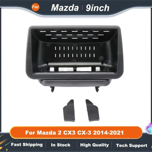 9 InchCar Stereo frame for Mazda 2 CX3 CX-3 2014-2021 Android Stereo Dash Panel Adapter Installation Kit