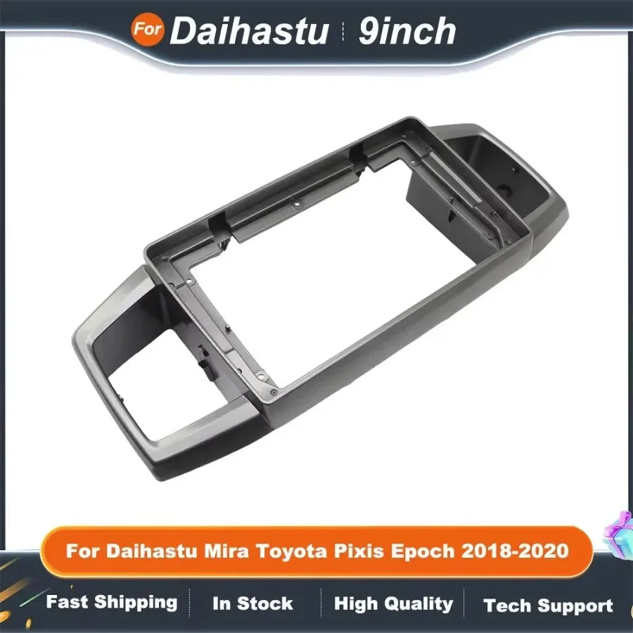 9 Inch Car Radio Frame Fitting Kit for DAIHATSU MIRA TOYOTA PIXIS EPOCH 2018-2020 Android Dash Panel Fascia Frame Adapter Kit