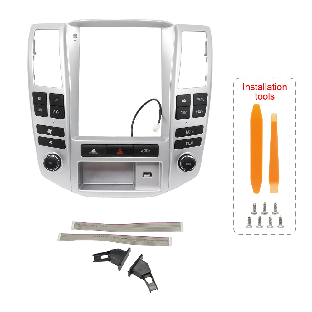 9.7 inch 24.638cm For 2004-2008 Car Frame Fascia Adapter Android Radio Dash Fitting Kit For Lexus RX RX300 RX330 RX350 RX400