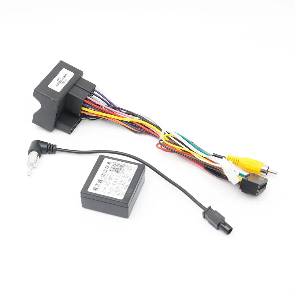 9 Inch Car Frame Canbus Box Cable For CHERY TIGGO 3 3x 2016+ Android Big Screen Dash Panel  Fascia