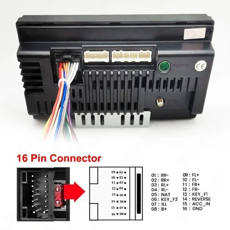 Radio Wiring Harness Adapter 16 Pin Connector Plug 10 Pcs Wholesale Cable for Toyota Corolla Camry RAV4 Hilux Land Cruiser Yaris