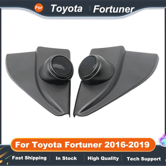 2PCS For Toyota Fortuner 2016-2019 Car Tweeter Refitting Audio Door Angle Gum Speaker Cover Boxes Mounts