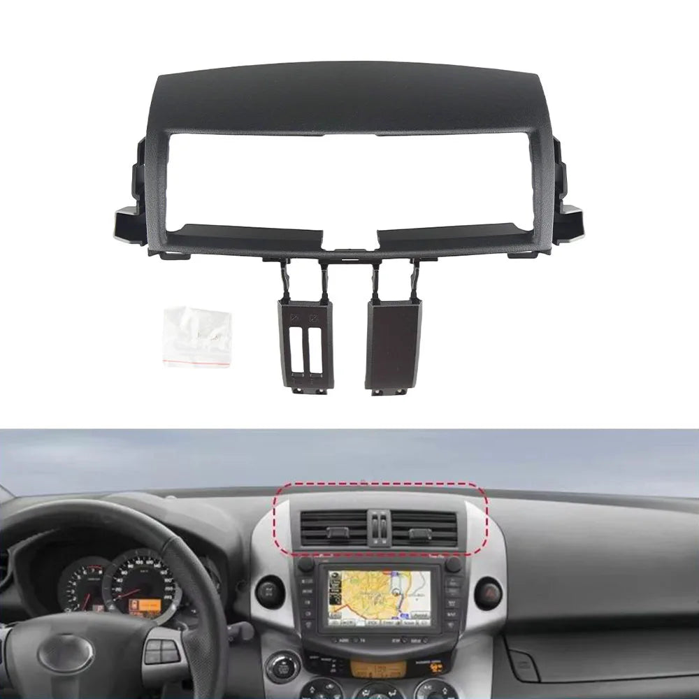 Car Radio Fascia Panel of air ducts Replace Dash Kit Install Facia Console Trim For TOYOTA RAV4 2006-2012 VENTILATION FRAME