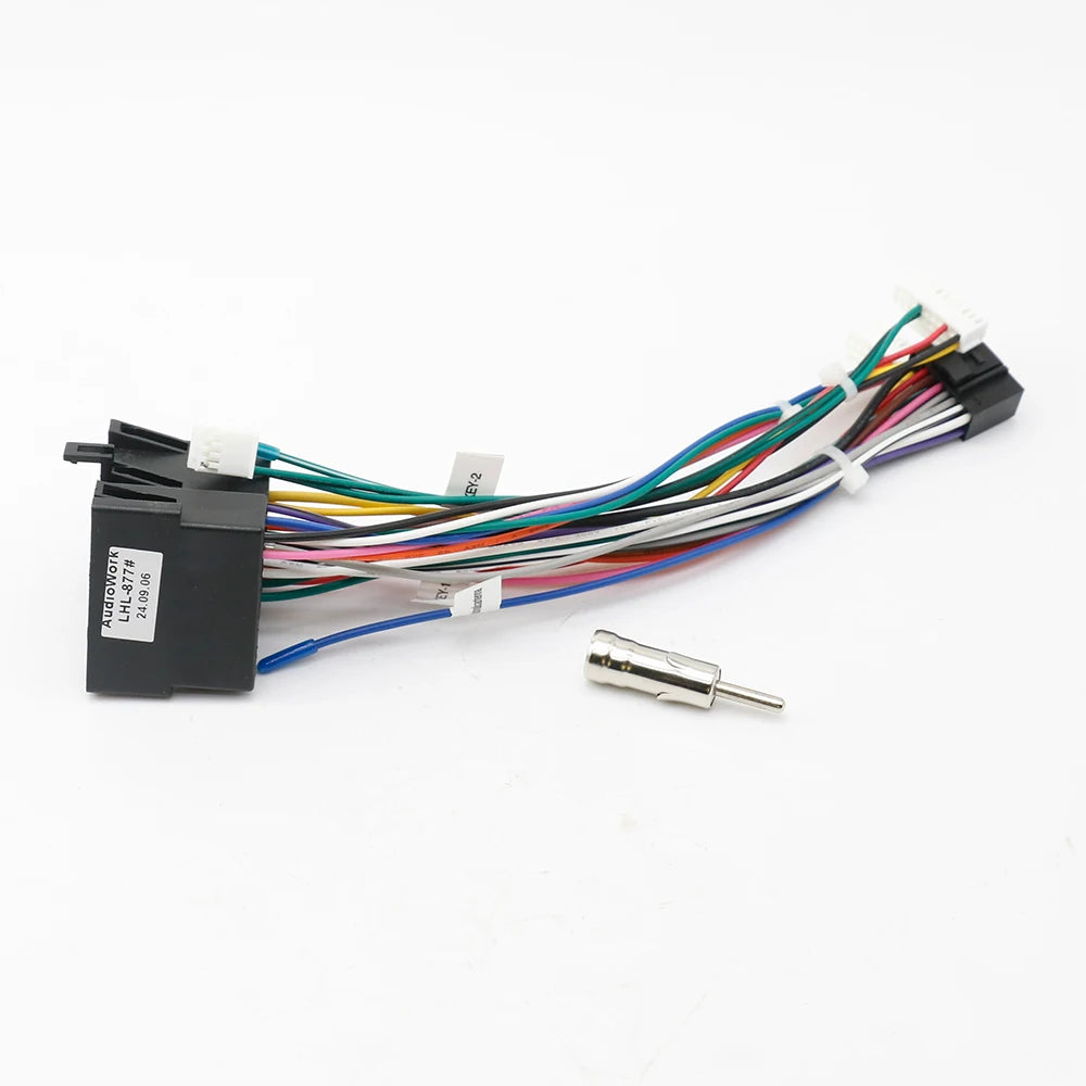 Car 16pin Wiring Harness Adapter Canbus Box Decoder Radio Power Cable For Renault Logan Sandero Duster Symbol RP5-RN-101