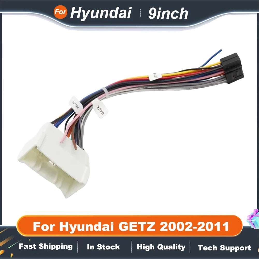 9 Inch Car Radio Frame For Hyundai GETZ 2002-2011 Android MP5 GPS Stereo Player 2 Din Head Unit Fascia Panel Dash Frame