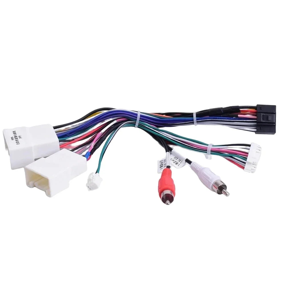 Car 16 Pin Radio Wiring Harness Canbus Box For Mitsubishi Outlander Pajero (2006-2013) Stereo Wire Aftermarket Android adapter