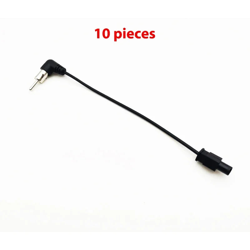 10 Pieces a Lot Fakra Antenna Adapter Cable, DIN Plug Radio Converter, for Car Radio Android System Head Unit