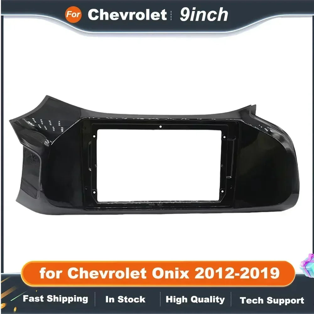 9 Inch 2Din Car Radio Frame for Chevrolet Onix 2012-2019 Installation DVD Big Screen Plastic Dash Mount Kit