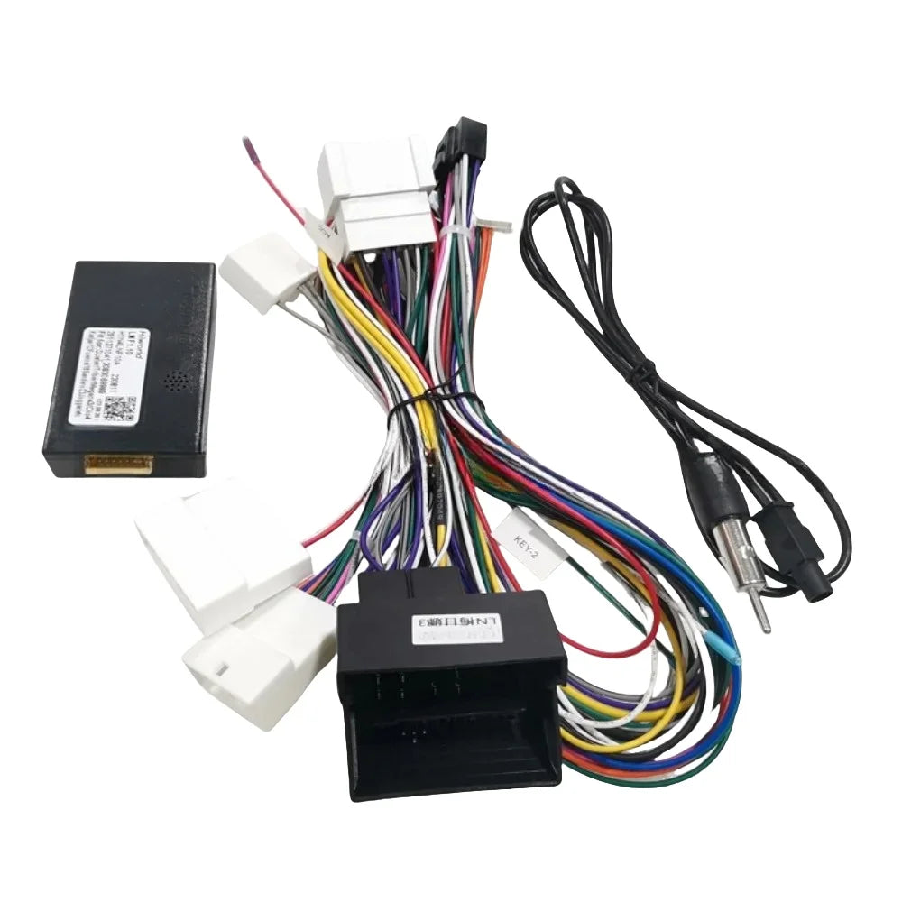 16 Pin Car Wiring Harness Adapter Canbus Box Decoder Power Cable For Renault Megane 3 2009-2013/Fluence 2014/Koleos 2010-2014