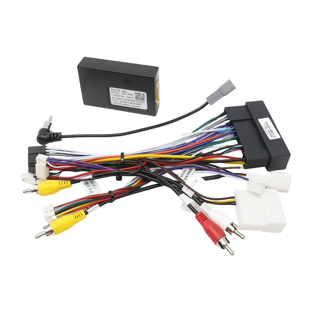16 Pin Harness Canbus Box Decoder For HYUNDAI 2011-2012 AZERA IX45 HIGH-XP Android Radio Cable Adapter