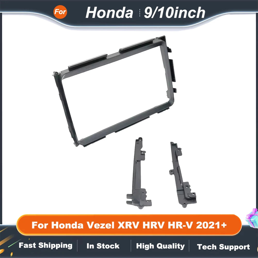 9 Inch 10 Inch car stereo panel Adapter Canbus Box Decoder For Honda Vezel XRV HRV HR-V 2021+ Android Radio Dash Fitting Panel K