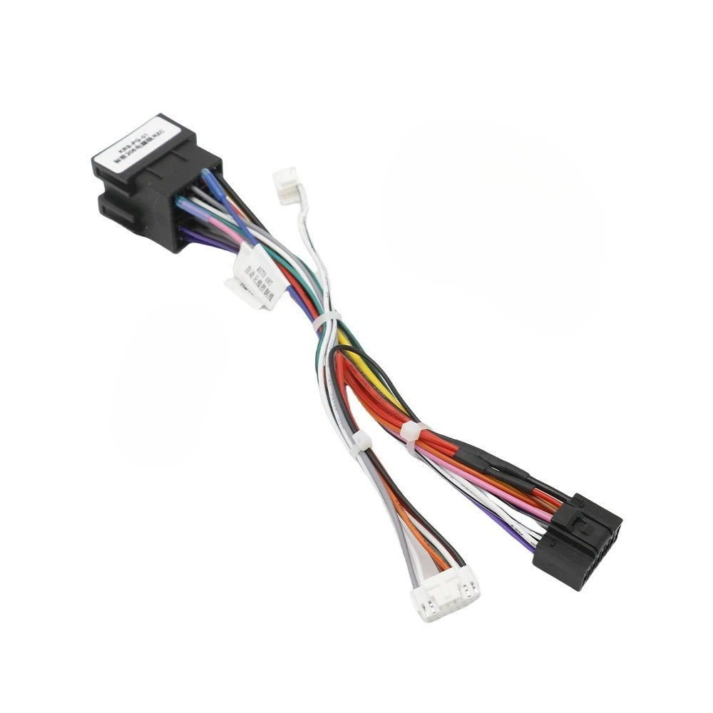 For Peugeot 206 307 Radio Wiring Harness Adapter CAN Bus Decoder for Citroën Xsara 16 Pin Plug To ISO Connector Android Cable