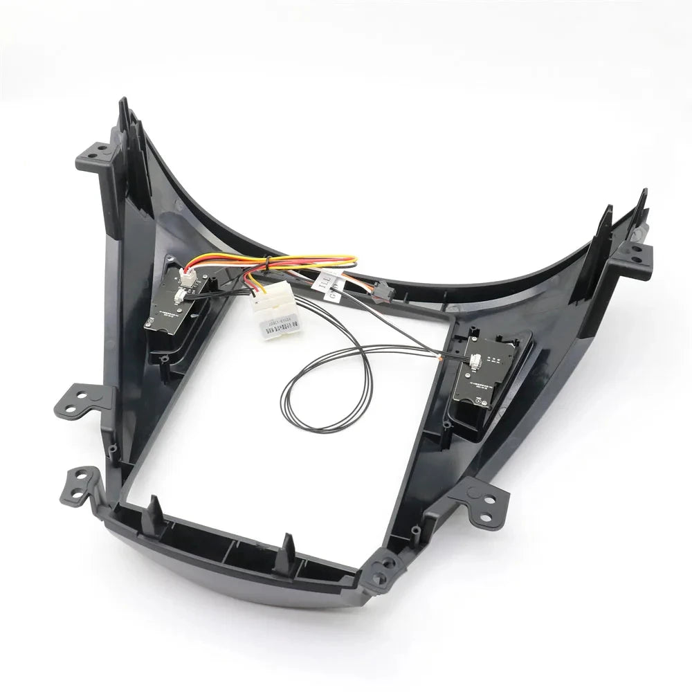 9.7 Inch 2 Din Car Radio Fascias For HYUNDAI ELANTRA 2010 Tesla Style Multimedia Frame Video Player Navigation DVD Panel Trim