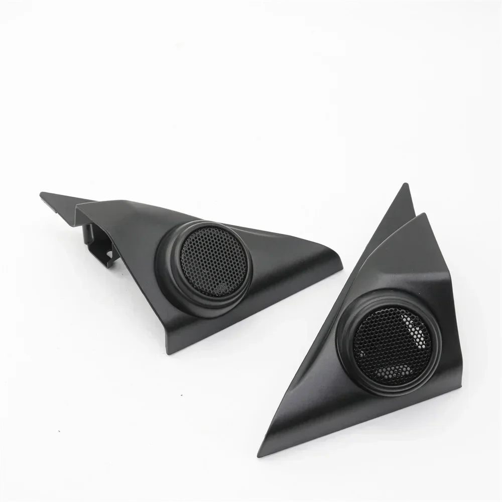 AUTODAILY 2PCS For Toyota Reiz 2014 Car Tweeter Refitting Audio Door Angle Gum Speaker Cover Boxes Mounts