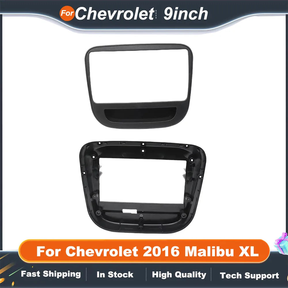 9 inch Car Radio Fascia For Chevrolet 2016 Malibu XL Stereo Panel Dashboard Kit Refitting Installation Frame