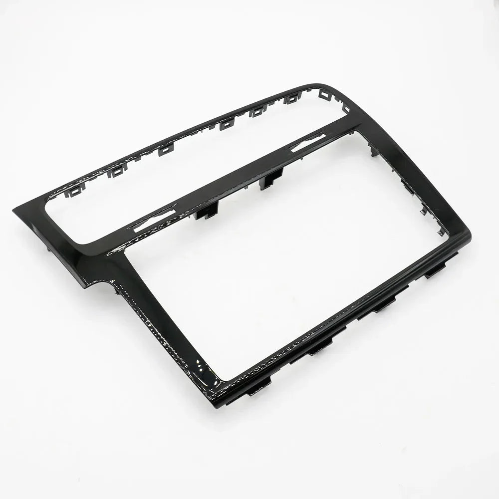 8 inch 9.2  car Radio Frame Decorative Piano Black/Gray/ Fibre Touch Screen Bezel Trim FasciasFor VW Golf 7 7.5 MIB2