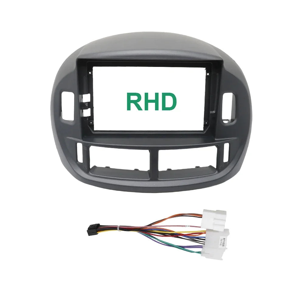 AUTODAILY 9 Inch Car Frame Fascia Adapter Android Radio Dash Fitting Panel Kit For Toyota Previa Estima ACR30 Tarago 2003-2008