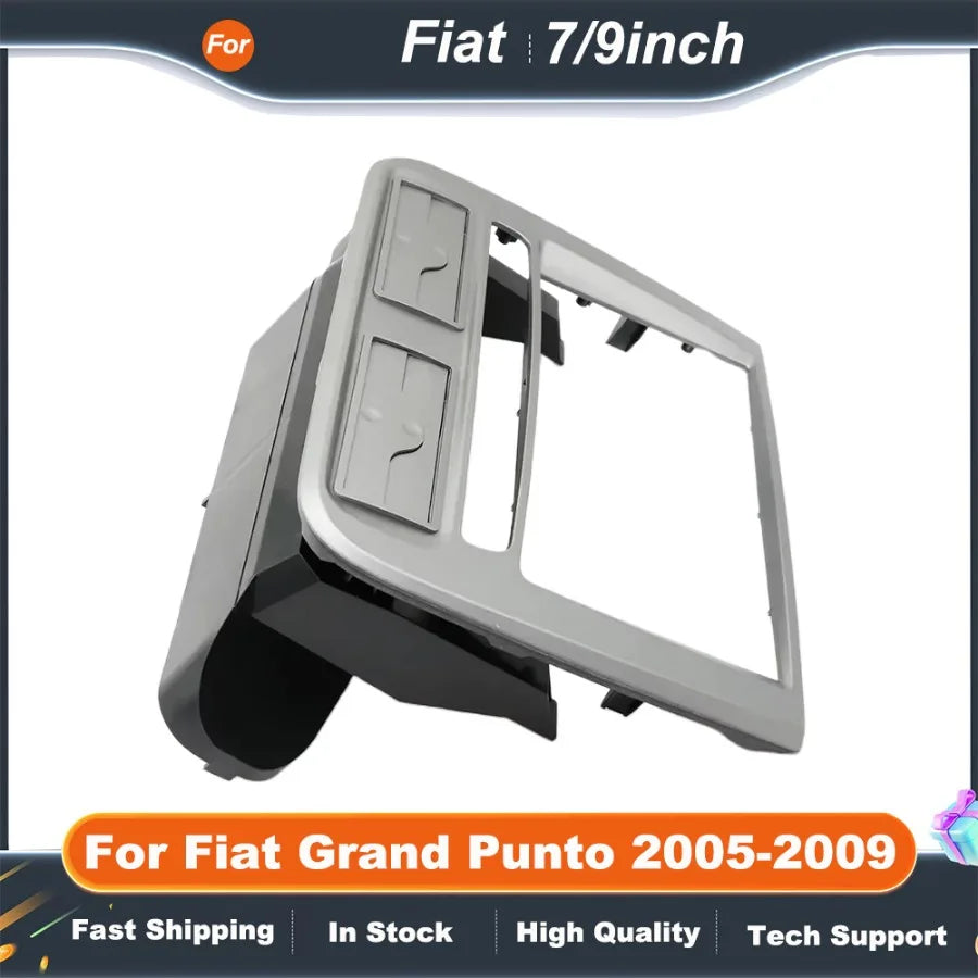 7/9 Inch Double 2 Din Car Stereo Fascia Panel for Fiat Grand Punto 2005-2009 Dash Mounting Kit
