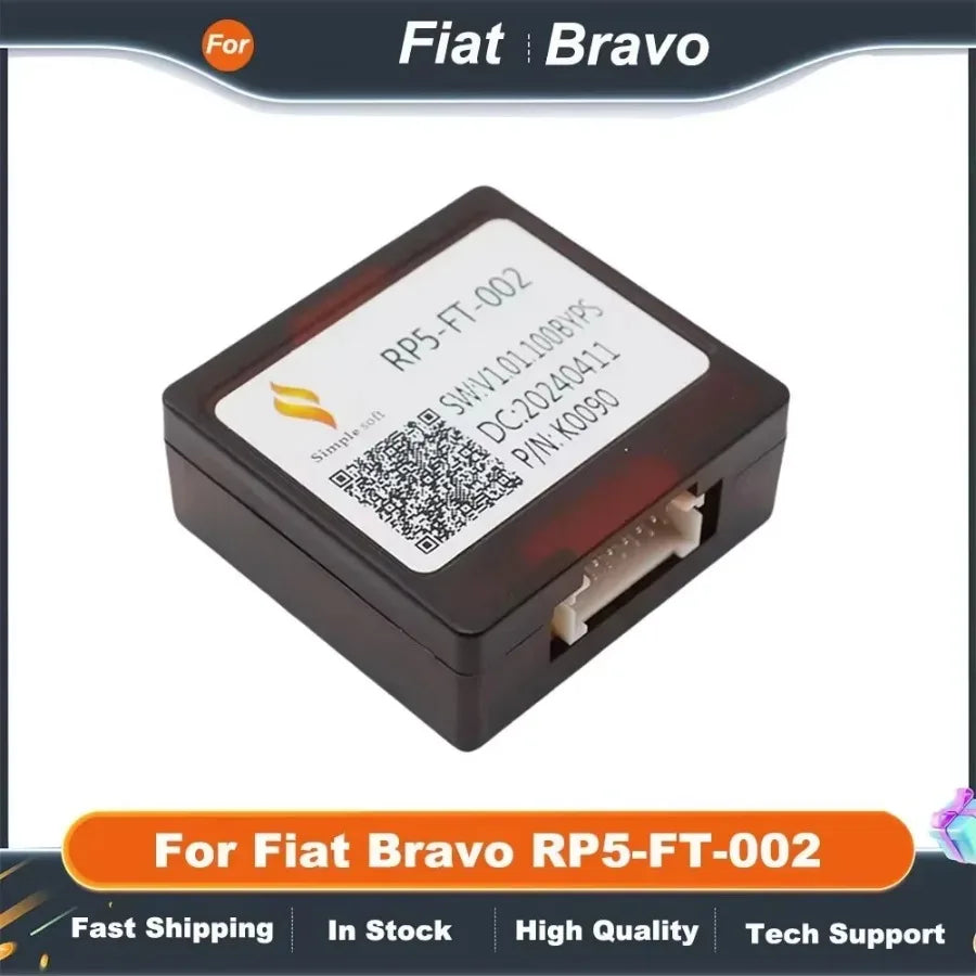 16pin Wiring Harness Adapter with CANBUS Decoder for Fiat Bravo Android Radio Power Cable RP5-FT-002