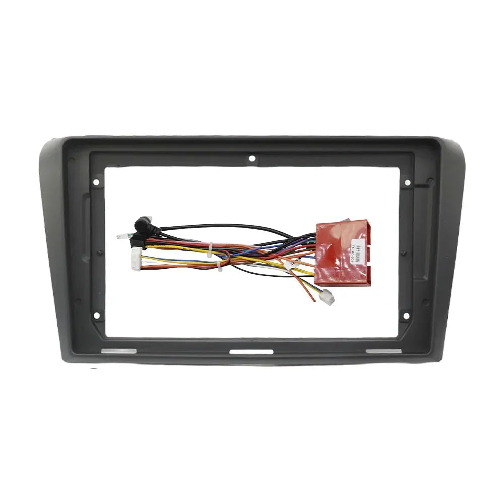 9 Inch 22.86cm for 2004-2009 Car Frame Fascia Adapter Canbus Box Android Radio Audio Dash Fiting Panel Kit for Mazda 3 AXELA