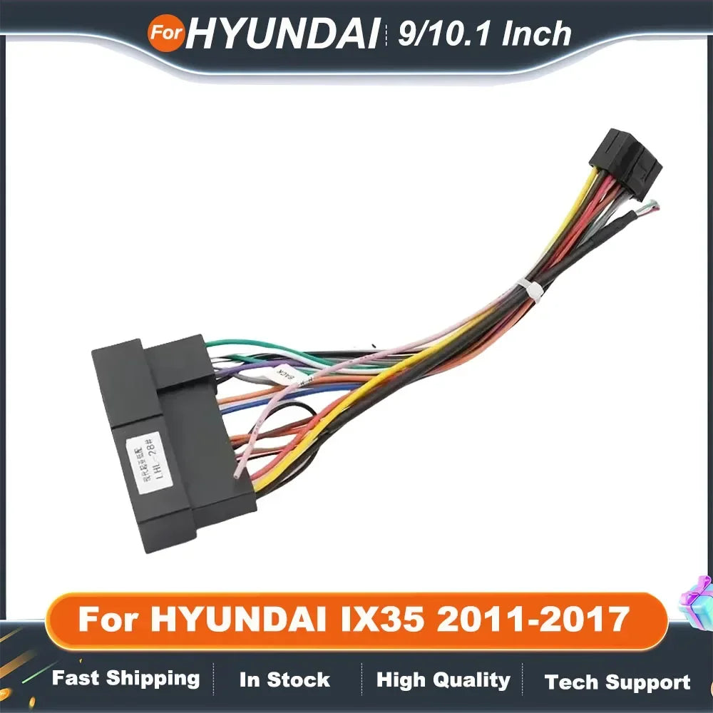 2Din Car Radio Fascia Frame for HYUNDAI IX35 2011-2017 10.1/9 Inch Android MP5 Stereo Panel