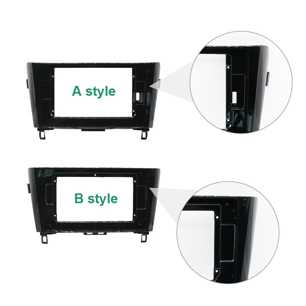 For 2016 NISSAN QASHQAI/ 2014 X-TRAIL (10.1INCH)Car Radio Fascias Android GPS MP5 Stereo Player 2 Din Head Unit Panel Dash Frame