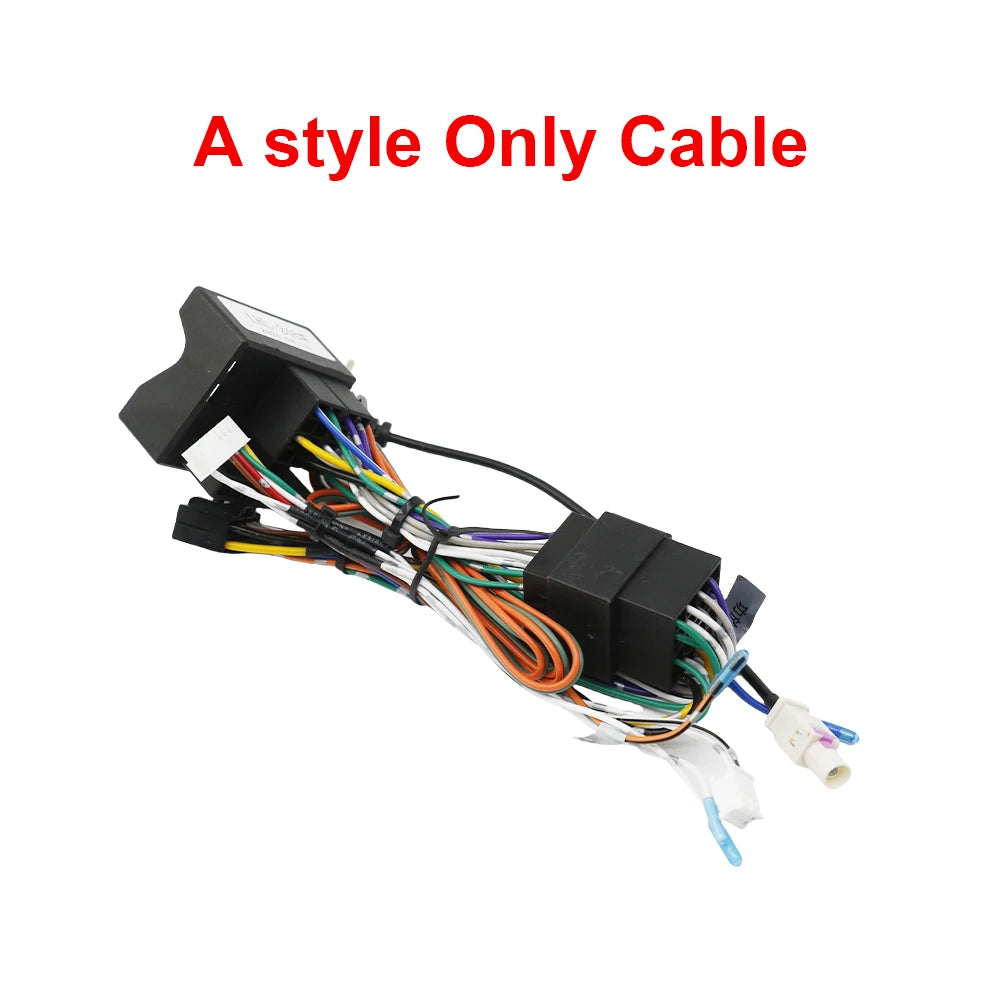 For Mercedes Benz B200/C-Class/E-Class/ML/S300/Vito/Viano/R-Class Car Android 16PIN Power Wiring Harness Cable With Canbus