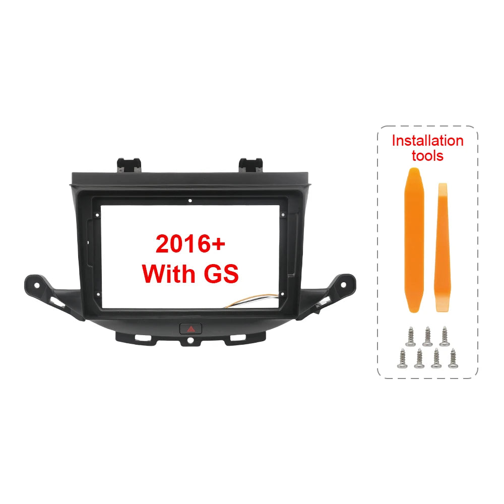 9 Inch 22.86cm Car Radio Frame for Opel Astra K Buick Verano GS 2015-2021 Stereo Panel Wiring Harness Power Cable Adapter Canbus