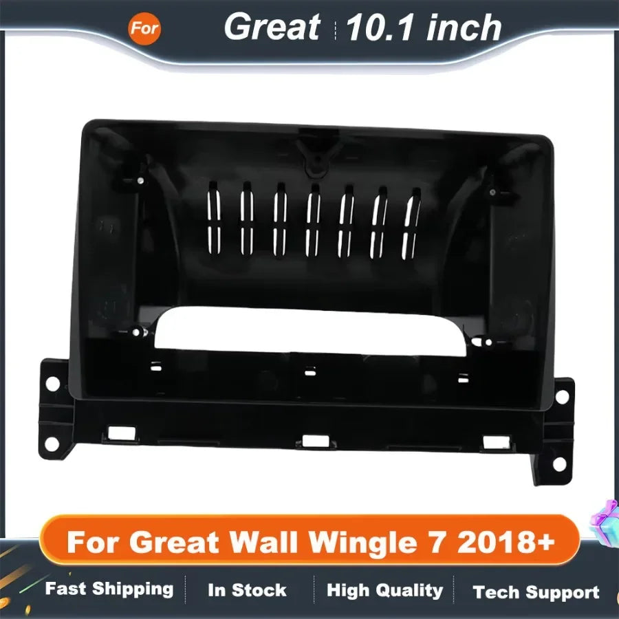 10.1 inch car stereo frame For Great Wall Wingle 7 2018+ Adapter Canbus Box Decoder Android Radio Dash Fitting Panel Kit
