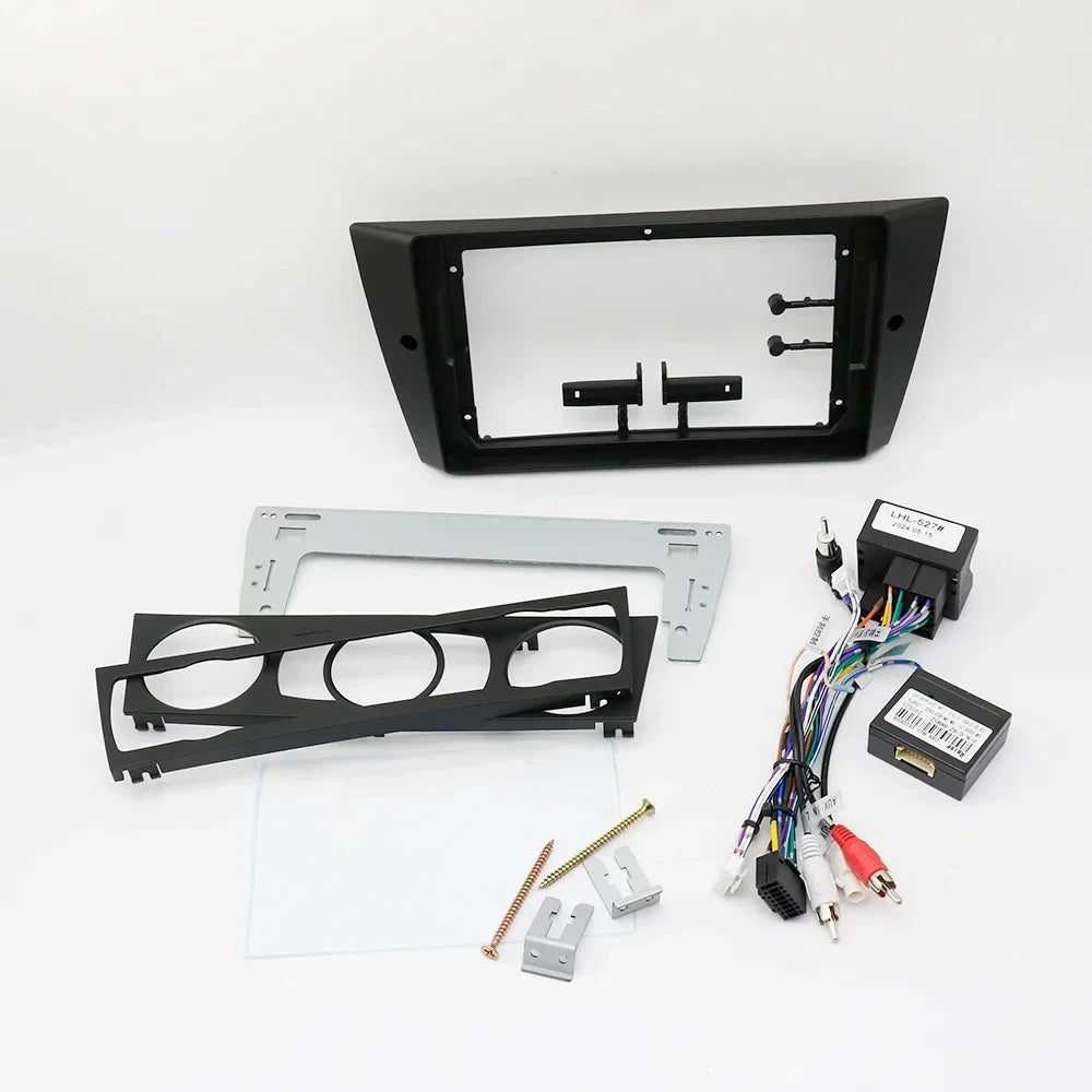 For 2004-2012 BMW 3 (E90-E93) (9INCH) Car Radio Fascias Installation Dash Frame 2 Din Panel DVD Gps Mp5 Android Player Trim