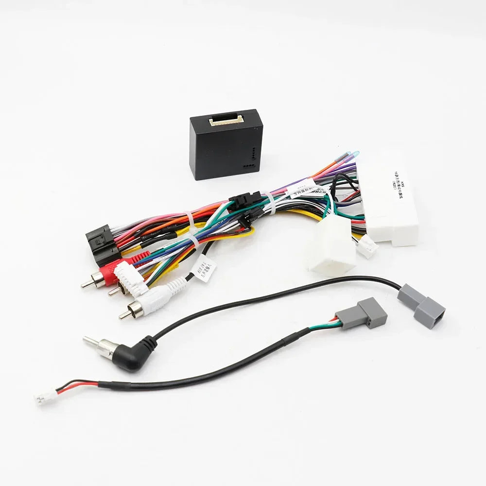 Car Audio 16PIN DVD Player Power Calbe Adapter With Canbus Box For Hyundai Encino IX35  KIA K3 K5 Stereo Plug Wiring Harness