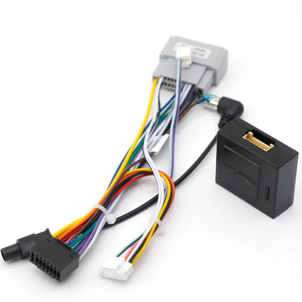 For Jeep Wrangler JK 2008-2018  Aftermarket DVD Radio Player Stereo Installation Car 16pin Android Wiring Harness With Canbus